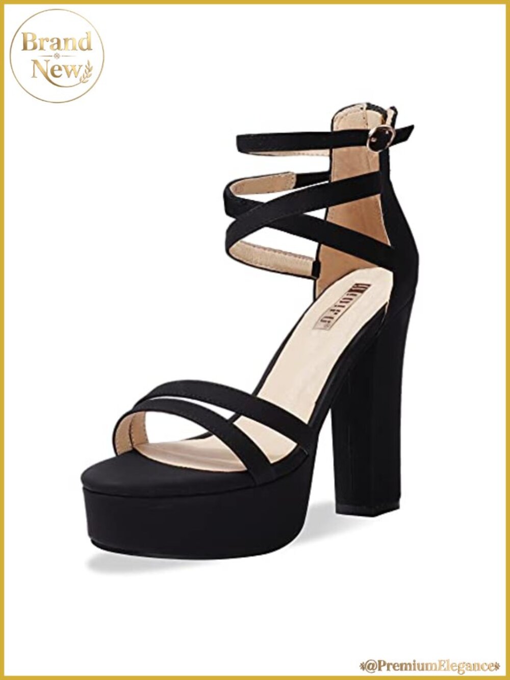 5 inch Platform Chunky High Heel Sandals